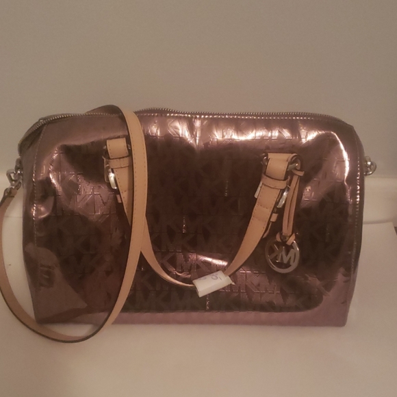 Michael Kors Handbags - MICHAEL KORS METALLIC BAG